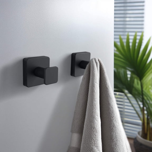 Kibi Blaze Bathroom Towel & Robe Hook 2 Count