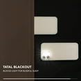 thumbnail image 4 of ZOPZO 100% Blackout Curtains, Thermal Insulated, Brown, 52W x 84L Inch, Noise Reducing Light Blocking Grommet 2 Panels for Bedroom, 4 of 7