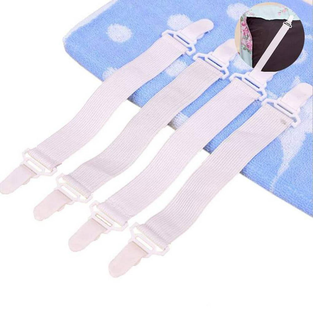 8PCS/Set Elastic Bed Sheet Holder Straps Bed Sheet Fastener Mattress