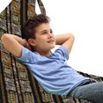 thumbnail image 1 of Zambia Lounger Chair Bag, Bohemian Civilization Striped Grunge Fashion Culture Pattern, High Capacity Storage with Handle Container, Lounger Size, Multicolor, by Ambesonne, 1 of 5