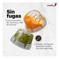 thumbnail image 4 of Set 6 Recipentes Redondos De Vidrio Cookify, Tapa Hermética | Refractarios Contenedores Resistentes Sin Bpa, Aptos Para Horno, Congelador, 4 of 7