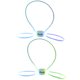 thumbnail image 1 of EeaseMX 2 collares luminosos para perros, prácticos collares LED para mascotas, cordones brillantes para mascotas, 1 of 7