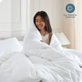 thumbnail image 4 of Bare Home Luxury Duvet Cover and Sham Set - Premium 1800 Collection - Ultra-Soft - King, White, 3-Pieces, 4 of 8