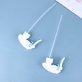 thumbnail image 5 of 4Pcs Plastic Spray Nozzles Trigger Spray Tops Spray Heads Versatile Spray Bottle Replacement for Gardening(White), 5 of 5