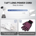 thumbnail image 3 of GS01 Steamer for Clothes, clothes steamer handheld with Ultra Large 400ml Water Tank, 1500W High Power, 20S Fast Heat-up,Wrinkle Remover,Portable Handheld Design Travel Steamer, 3 of 4