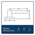 thumbnail image 3 of Breton Passage Levierset - Nickel Satiné, 3 of 12
