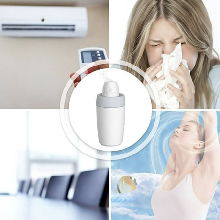 USB Cool Mist Humidifier Portable Mini with Auto Shut-off, Multi Use for Travel Office Desk Car Hotel Kids Bedroom with Water
