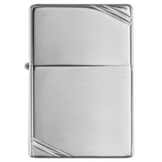 Zippo Vintage High Polish Chrome with Slashes Pocket Lighter