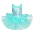 thumbnail image 3 of Vestido de tutú de ballet con lentejuelas para niñas, vestido de leotardo de gimnasia, ropa de baile de ballet para niñas, disfraz de tutú de bailarina para baile, 3 of 5