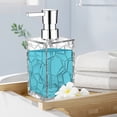 thumbnail image 2 of Dispensador de jabón de vidrio transparente acrílico sensible a la presión de emulsión Botellas de jabón sanitario para manos Champú Botella de loción de baño, 2 of 5