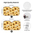thumbnail image 5 of Yiaed Brown Leaf Pattern Sunflower Print Car Windshield Sunshade Front Auto Car Front Window Sun Shade Foldable Sun Visor Shield Cover Auto Accessories for Sedan SUV Truck-Medium, 5 of 5