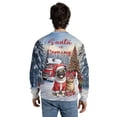 thumbnail image 5 of Santa is Coming Pug Merry Christmas Xmas Noel Truck Tree All Over Print 3D Sweatshirt Unisex Merch Dog Lover Gifts - 02023, 5 of 6