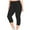 QR1_Blue, variant on Meichang Plus Size Workout Capri Leggings for Women Elastic High Waisted Gym Athletic Crop Yoga Pants Slim Fit Stretchy Workout Leggings