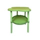 thumbnail image 2 of Mesa De Plástico Mesa auxiliar verde de cuatro hojas con ruedas,mesa de centro pequeña con estante de almacenamiento móvil para sala de estar (1 pieza) Rkxzt, 2 of 8