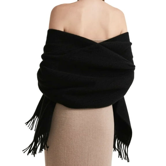Women's Scarf Shawls and Wraps for Women Evening Dress Wedding Shawls for Bridesmaids for Bridesmaid Gifts Winter Scarves Black