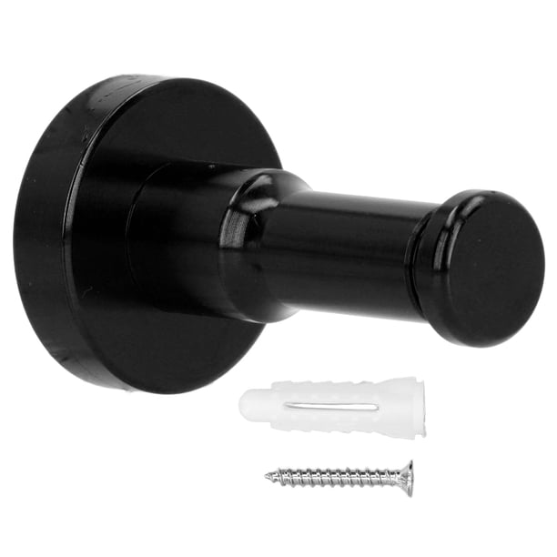 Gancho de baño Sincero retro de Aluminio Perchero de pared negro