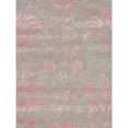 thumbnail image 2 of Pasargad Home Transitiona Transitional 10' x 14' Hand-Knotted Bamboo Silk and Wool Beige/Pink Rug - All Ages, Indoors, 2 of 5