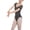 Black Short Sleeve, variant on Bodysuit T Shirt Gymnastics Dance Leotards For Womens Dancewear Romper Mesh Back