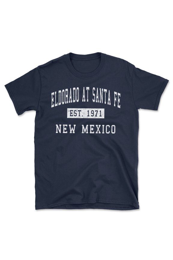 Eldorado At Santa Fe New Mexico Classic Established Men's Cotton T-Shirt