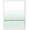 Green Bottom, variant on Blank Computer Checks for Laser & Ink Jet Printers, Pack of 100 Sheets Blue Top