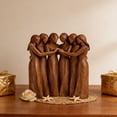 thumbnail image 3 of Dserhfy Sisters by My Side Friendship Figurine Resin 5/6 Sisters Sculpture Best Friend Birthday Gifts for Women Female, 3 of 7