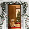 thumbnail image 6 of Hometravel Christmas Door Cover Decor, Funny Santa Dog Pattern Background for Holiday Party, 70x35 Inch Winter Decoration for Door, Wall, Seasonal Display, 6 of 6