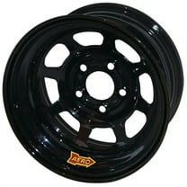 Aero Race Wheels 50-184540 15 x 8 in. 50 Series Rolled Wheel, Black - 5 x 4.5 in. Bolt Circle