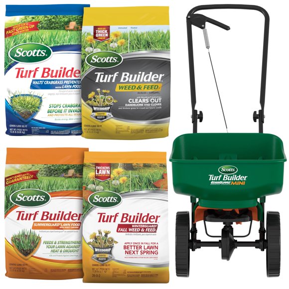 Paquete de cuidado del césped Scotts Turf Builder para céspedes pequeños