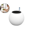 thumbnail image 2 of Self-Watering Planter Pot with Geometric Cutouts – Spherical Hydroponic Flower Pot with Inner Liner & Water Level Window – Low Maintenance Desktop Planters for Home, Office & Balcony Decor, 2 of 6