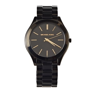 Michael Kors Women's Classic Black Stainless Steel Bracelet Watch