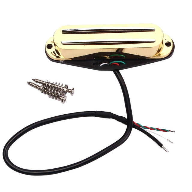 1 de pastilla de doble carril caliente para guitarra eléctrica con tornillos, resortes, suministro de lutherie kusrkot Pastilla ST para mástil de guitarra