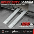 thumbnail image 5 of DNA Motoring A3 Steel Loading Ramp Arched for Hand Truck Bicycle Motorcycle ATV Pair 880lbs, 5 of 5