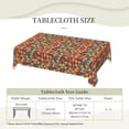 thumbnail image 6 of XMXY Table Cloth Rectangle Table, Retro Triangle Polygon Dining Table Cover Waterproof Washable Outdoor Tablecloth, 54 X 72 Inch, 6 of 8
