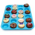 thumbnail image 3 of 24 Cavity Mini Muffin Cup Silicone Soap Cookies Cupcake Bakeware Pan Tray Mould, 3 of 8