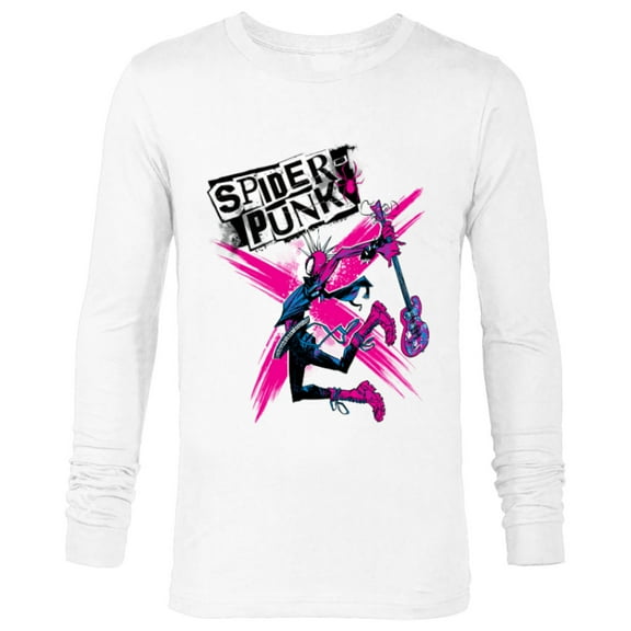 Marvel Spider-Man: Across the Spider-Verse Spider-Punk X - Long Sleeve T-Shirt for Men - Customized-White
