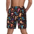 thumbnail image 4 of Uemuo Cute Animals Pattern Mens Swim Trunks Quick Dry Board Shorts with Mesh Lining, Stretch Beach Shorts Quick Dry No-Chafing Board Shorts-Medium, 4 of 9