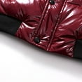 thumbnail image 5 of Gubotare Baby Boy Jacket Baby Ultralight Winter Hooded Jacket Coat Windproof Cute Warm Winter Outwear 5T 6T (Wine,5-6 Years), 5 of 9
