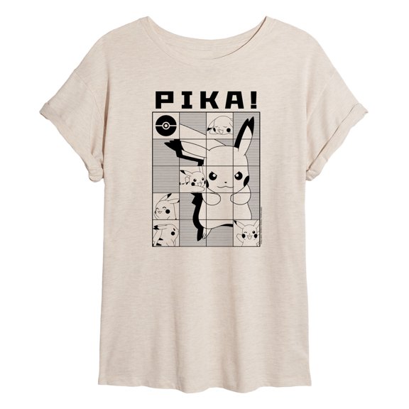 Pokémon - Pika Squares - Juniors Muscle T-Shirt