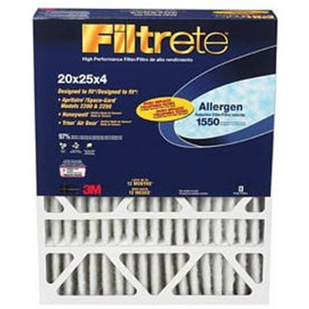 Filtrete MI20X25X4 Allergen Reduction Filter, Pack Of 2