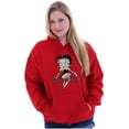 thumbnail image 3 of Betty Boop Zombie Love Attitude Hoodie Sweatshirt Women Brisco Brands S, 3 of 6