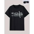 thumbnail image 3 of Camiseta con estampado de eslogan elegante para hombre, ropa de verano con gráficos, camisetas para adultos, hombres, mujeres, adolescentes, jóvenes, 3 of 4