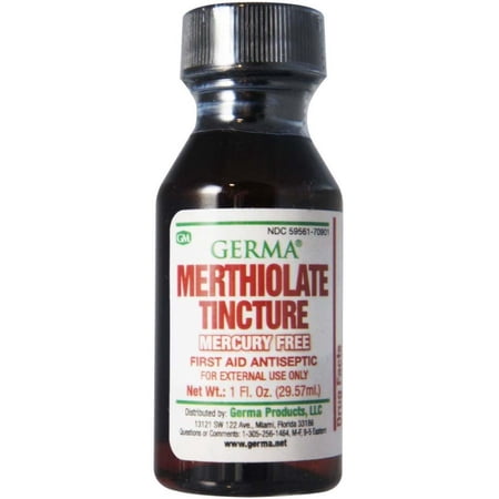 Germa Merthiolate Tincture Antiseptic, 1 Oz.