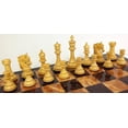 thumbnail image 6 of BLOOD ROSEWOOD STALLION KNIGHT Large Staunton Chess Set Cherry Color STORAGE Brd, 6 of 7