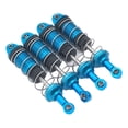 thumbnail image 1 of KLKCMS 4pcs 1:10 RC 74mm Shock Absorber Damper for 4WD Model Trucks Replacements Blue, 1 of 6