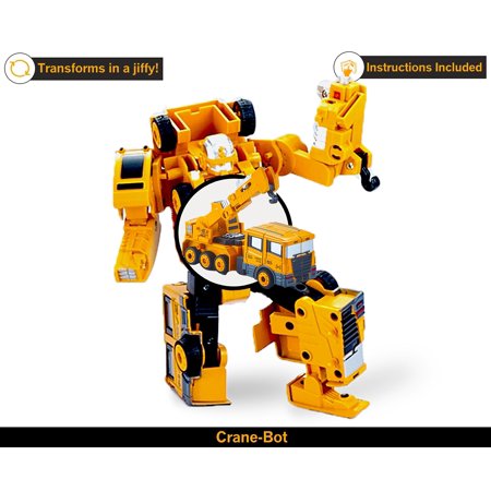 Paquet De 5 Figurines D Action Transtruck Se Transformant En Tracteur Et Robot Se Combinent En 1 Robot Geant Vacances Cadeau D Anniversaire Tracteurs Robots Jouets Pour Enfants Walmart Canada