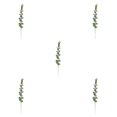 thumbnail image 3 of Bewildely 12 unids/set de hojas artificiales de bajo mantenimiento para decoración para fiesta de boda, plantas, jardín, hogar, verde escarcha Type2 NO2, 3 of 6