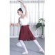 thumbnail image 3 of Blanco, talla L es adecuado para adultos con altura de 130/160 cm Falda cruzada transparente, falda de ballet Ropa de baile, 3 of 5