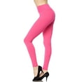 thumbnail image 6 of Kuda Moda 5-Pack Women 3 inch wide waistband Full Length Ankle Legging Pants Yoga Sports Leggings, 6 of 7