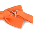 thumbnail image 6 of Men's Solid Poly Satin Adjustable Bow Ties - Pre Knotted Bow Ties, 6 of 7