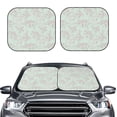 thumbnail image 2 of Balery 2 Piece Retro Snake Car Windshield Sun Shade|Foldable Front Windshield Shade for Car Front Window for Most Sedans SUV Truck-, 2 of 7